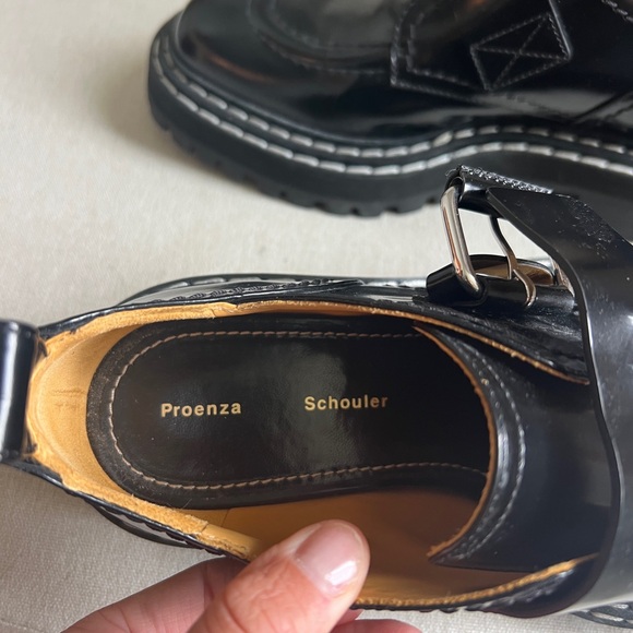 Proenza Schouler Lug Sole Buckle Oxfords - Picture 7 of 17